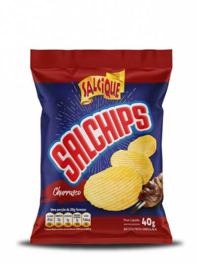Batata Ondulada 40g Churrasco