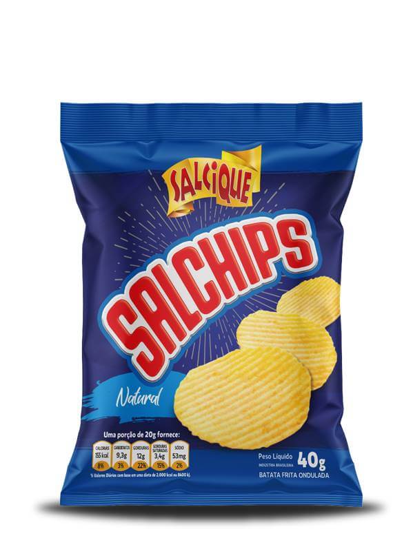 Batata Ondulada 40g Tradicional